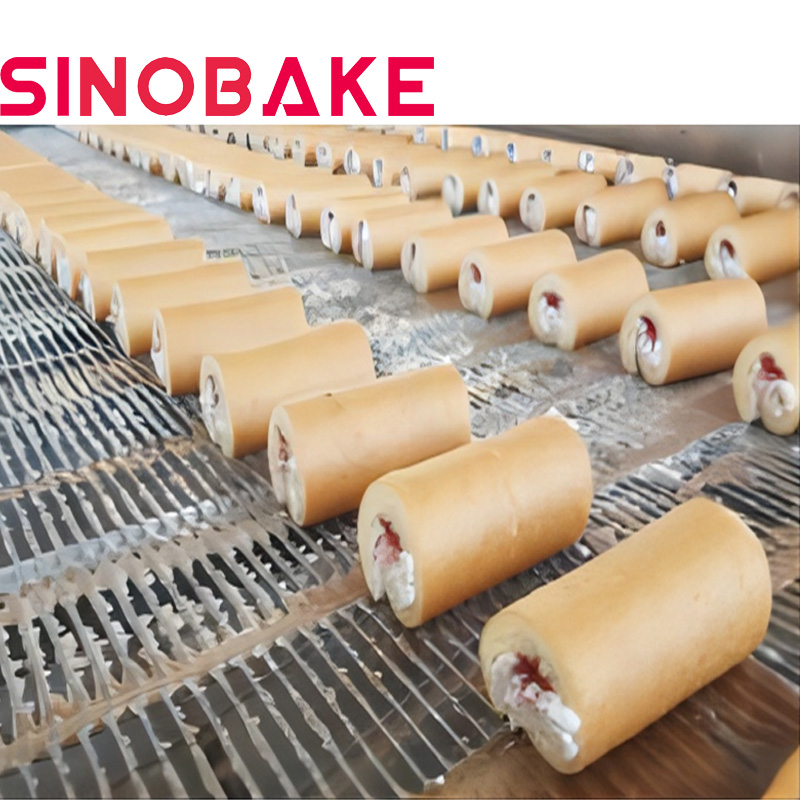  Sponge Cake Swiss Roll Cake Production Line