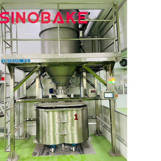 SINOBAKE Automatic Dosing And Feeding System Silo Dosing Flour Delivery System